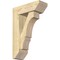 Ekena Millwork Balboa Slat Rough Sawn Bracket w/ Offset Brace, Douglas Fir, 6"W x 16"D x 24"H BKT0604X16X24BOA06RDF - alternate 1